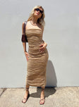 product Cecile Maxi Skirt Beige Princess Polly  Maxi 