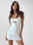 product Princess Polly Square Neck  Arison Mini Dress White