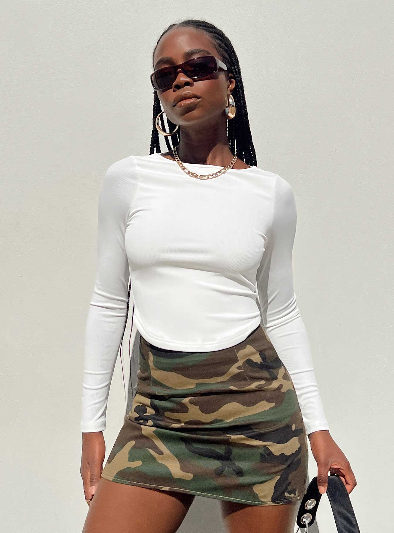 Camouflage mini 2025 skirt uk