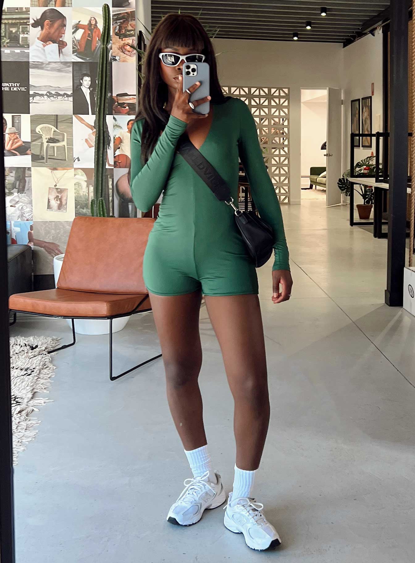 Long sleeve biker outlet short romper