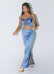 Brianne Maxi Skirt Blue Princess Polly  Maxi 