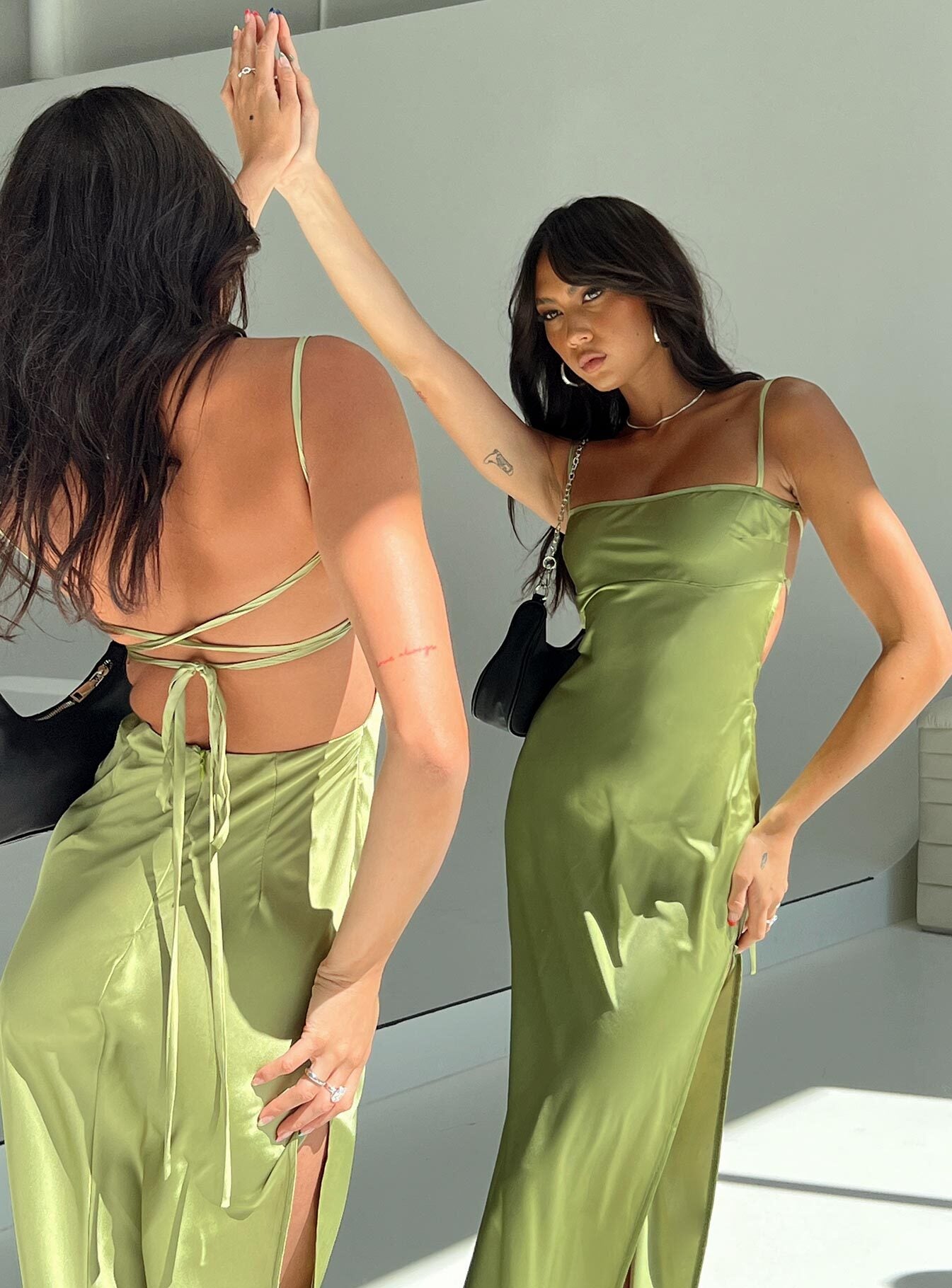 Light green cheap maxi