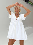 product Princess Polly V-Neck  Daxton Mini Dress White