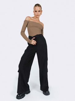 product Princess Polly  Bando Cargo Pants Black