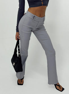 product Princess Polly High Waisted Pants High Waisted Pants High Waisted Pants  Ziranda Pants Grey