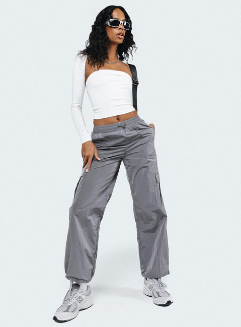 product Princess Polly  Gama Parachute Pants Grey