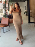 product Princess Polly Asymmetric Neckline  Ashington Maxi Dress Brown