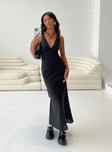 product Princess Polly V-Neck  Nellie Maxi Dress Black Linen