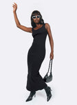 product Princess Polly Crew Neck  Smythe Maxi Dress Black