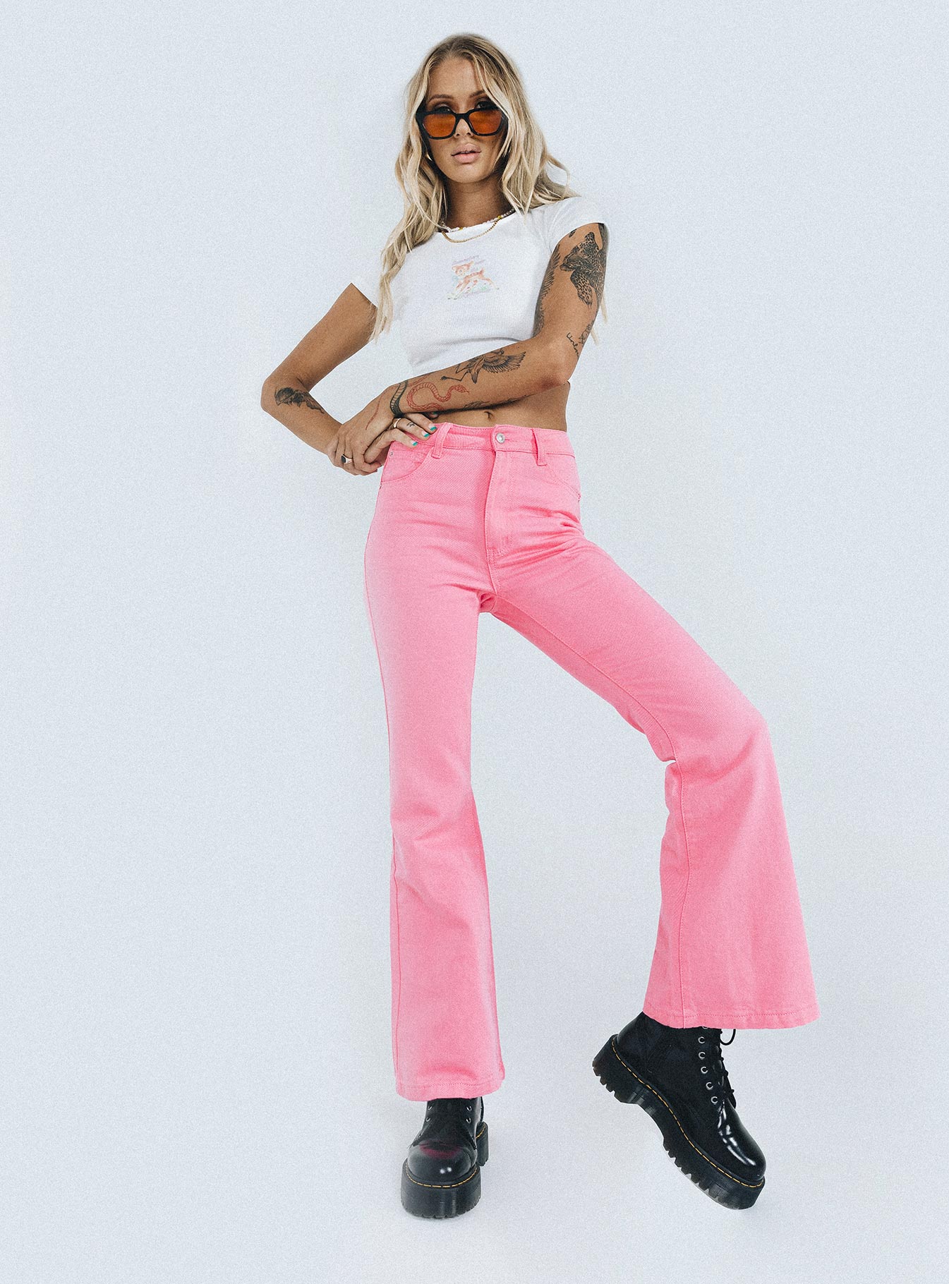 Pink hotsell jeans uk