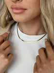 Necklace 18K Gold Plated Snake chain