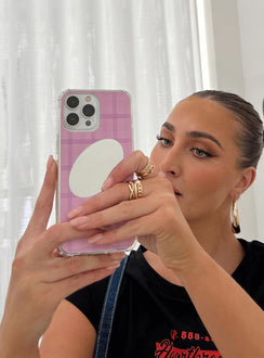 iPhone case Reflective design Graphic print