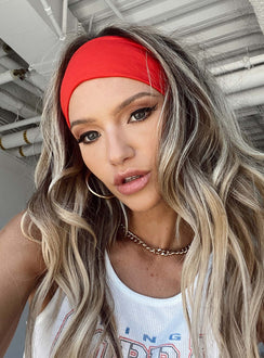 Headband Princess Polly Exclusive   100% cotton Thick design Double lined Elasticated