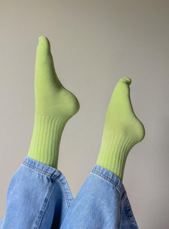 Socks Princess Polly Exclusive 78% organic cotton 12% polyester 10% spandex Crew style  Ribbed material  OSFM