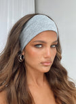 Headband Ribbed knit material Thick design Double lined Good stretch 