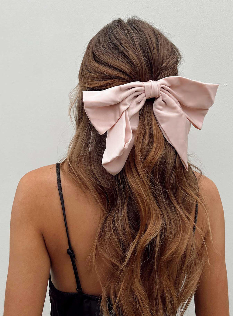 Aya Hair Bow Pink