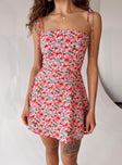 product Princess Polly Square Neck  Elissa Mini Dress Pink Floral