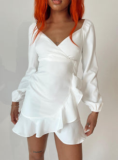 product Princess Polly V-Neck  Josephina Mini Dress White