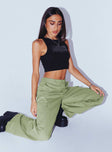 product Princess Polly Low Rise Pants Low Rise Pants Low Rise Pants  Fallout Mid Rise Cargo Pants Green