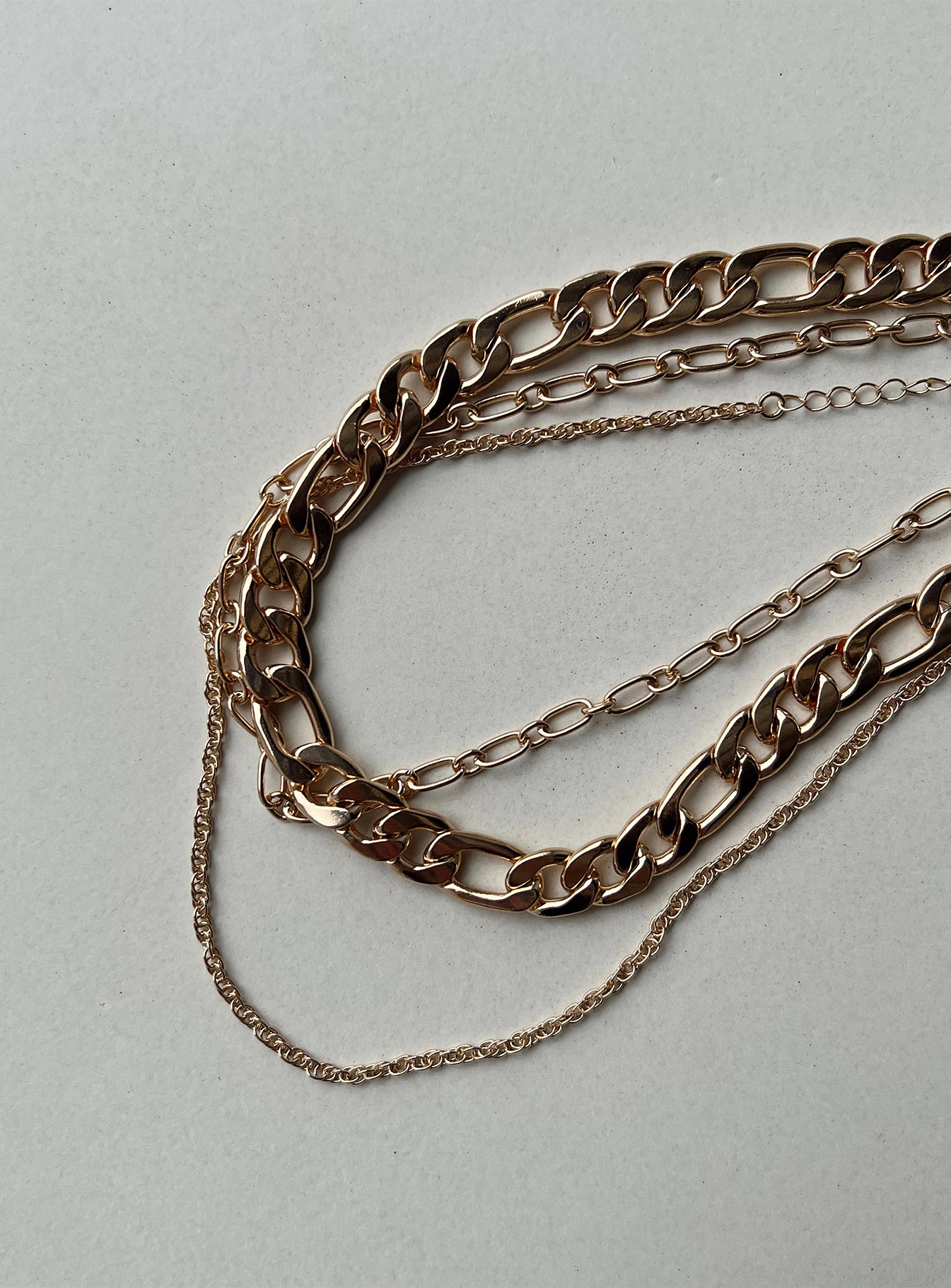 Trisha Necklace Set Gold