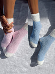 Sock pack Soft knit material Pack of two pairs Hand wash only 