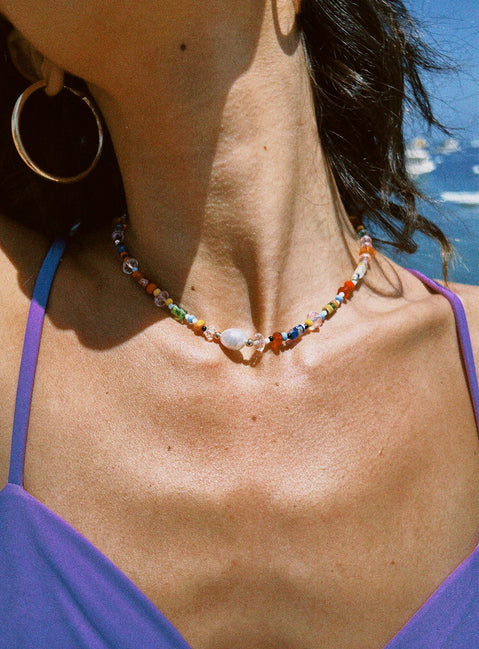 Totem Beaded Necklace Multi