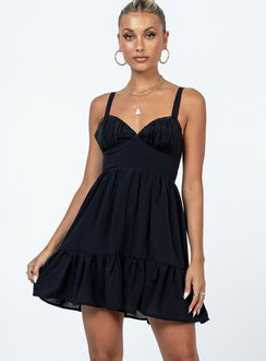 product Princess Polly Crew Neck  Arialena Mini Dress Black