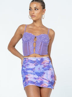 product Pattie Mesh Mini Skirt Princess Polly  Mini Skirts 