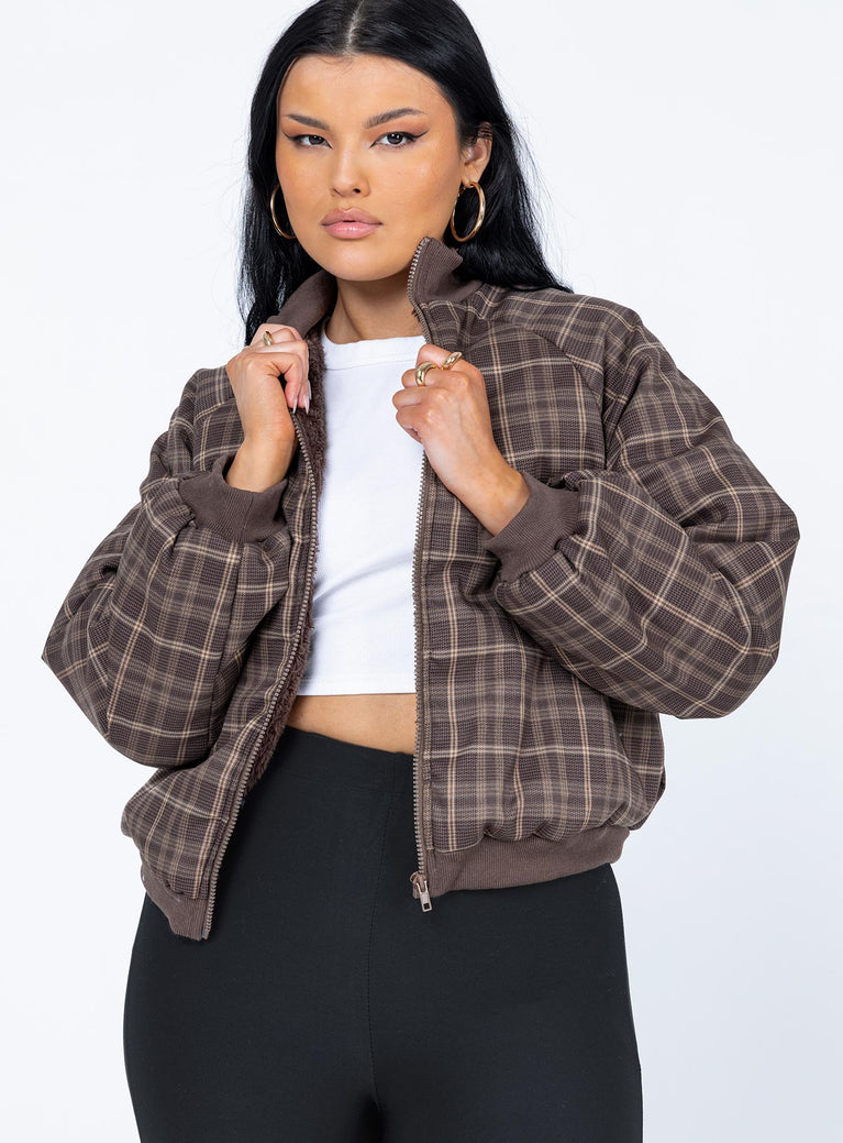 Soiree Jacket Brown