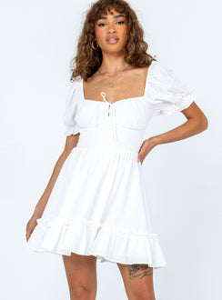 product Princess Polly High Neck  Starley Mini Dress White