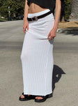 product Belle Knit Maxi Skirt White Princess Polly  Maxi 