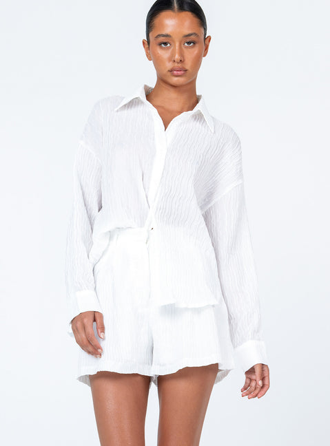 Kaitlyn 2 Piece Set White Texture