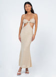 product Princess Polly Crew Neck  Shanni Maxi Dress Beige