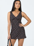 product Princess Polly Scoop Neck  Harlen Mini Dress Black Floral