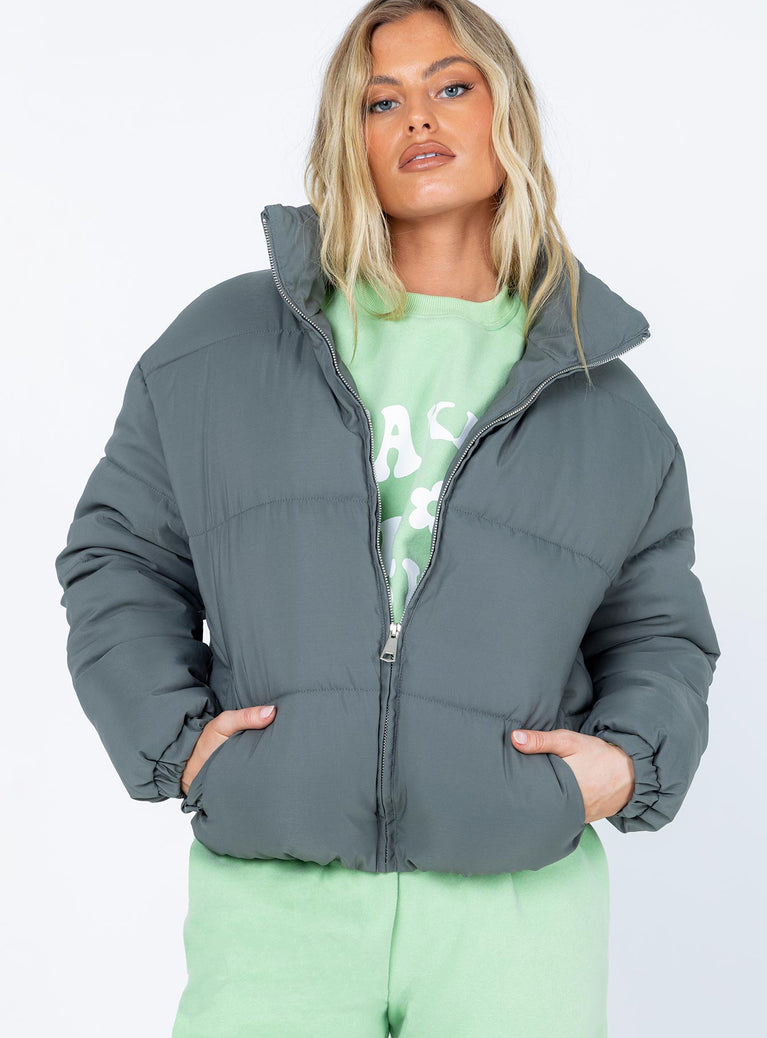 Callanie Puffer Jacket Green