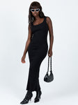 product Princess Polly Crew Neck  Smythe Maxi Dress Black