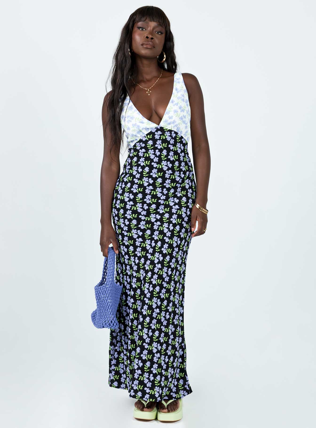 Nellie printed maxi hot sale dress