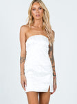 Princess Polly  Skyline Mini Dress White