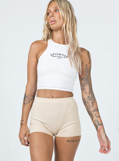 Camello Bike Shorts Beige