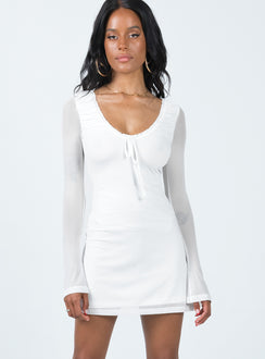 product Princess Polly Scoop Neck  Wiluna Mini Dress White