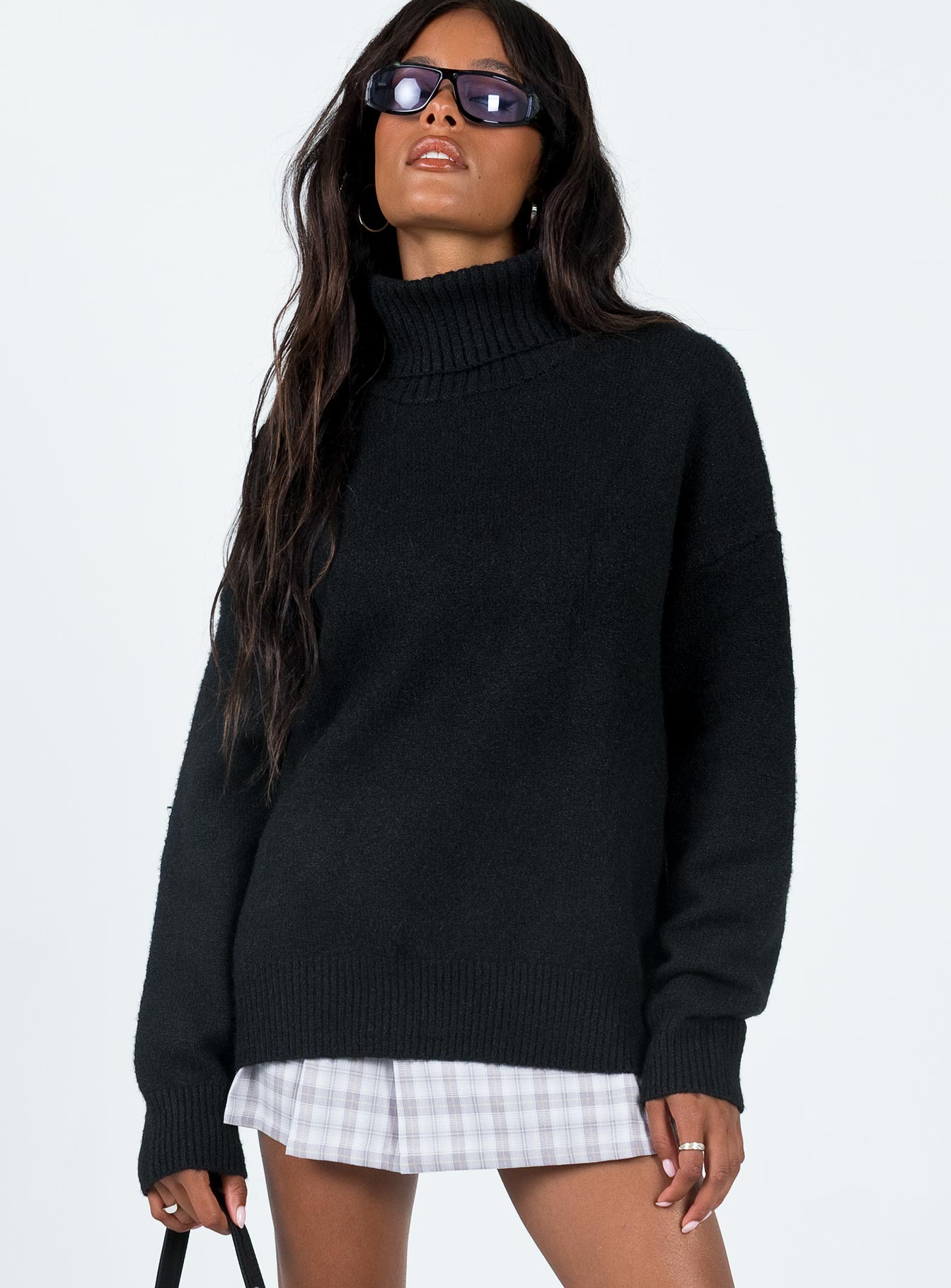 Turtleneck on sale black sweater