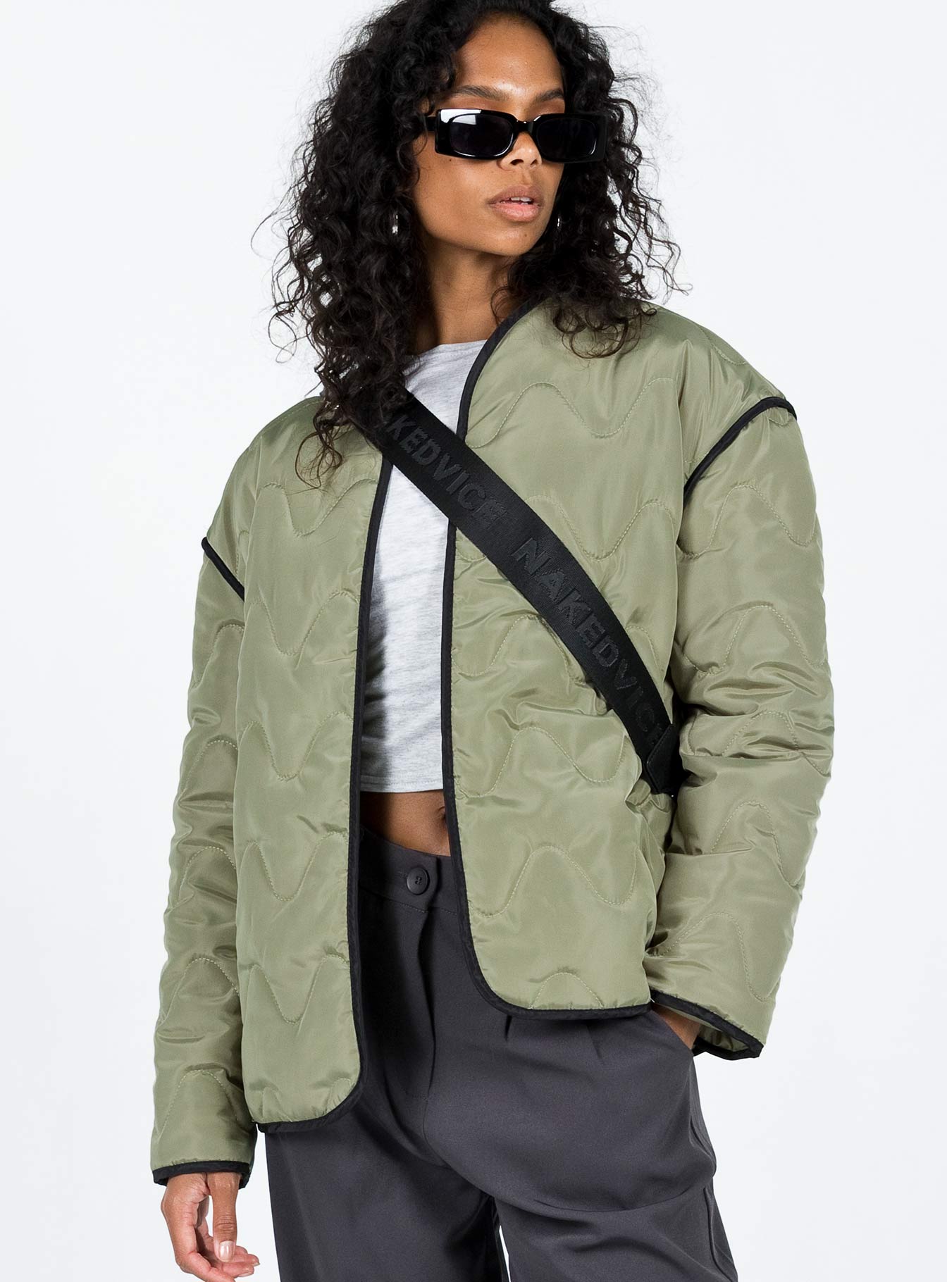 Haven Quilted Jacket Khaki