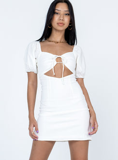 product Princess Polly High Neck  Jacqui Mini Dress White