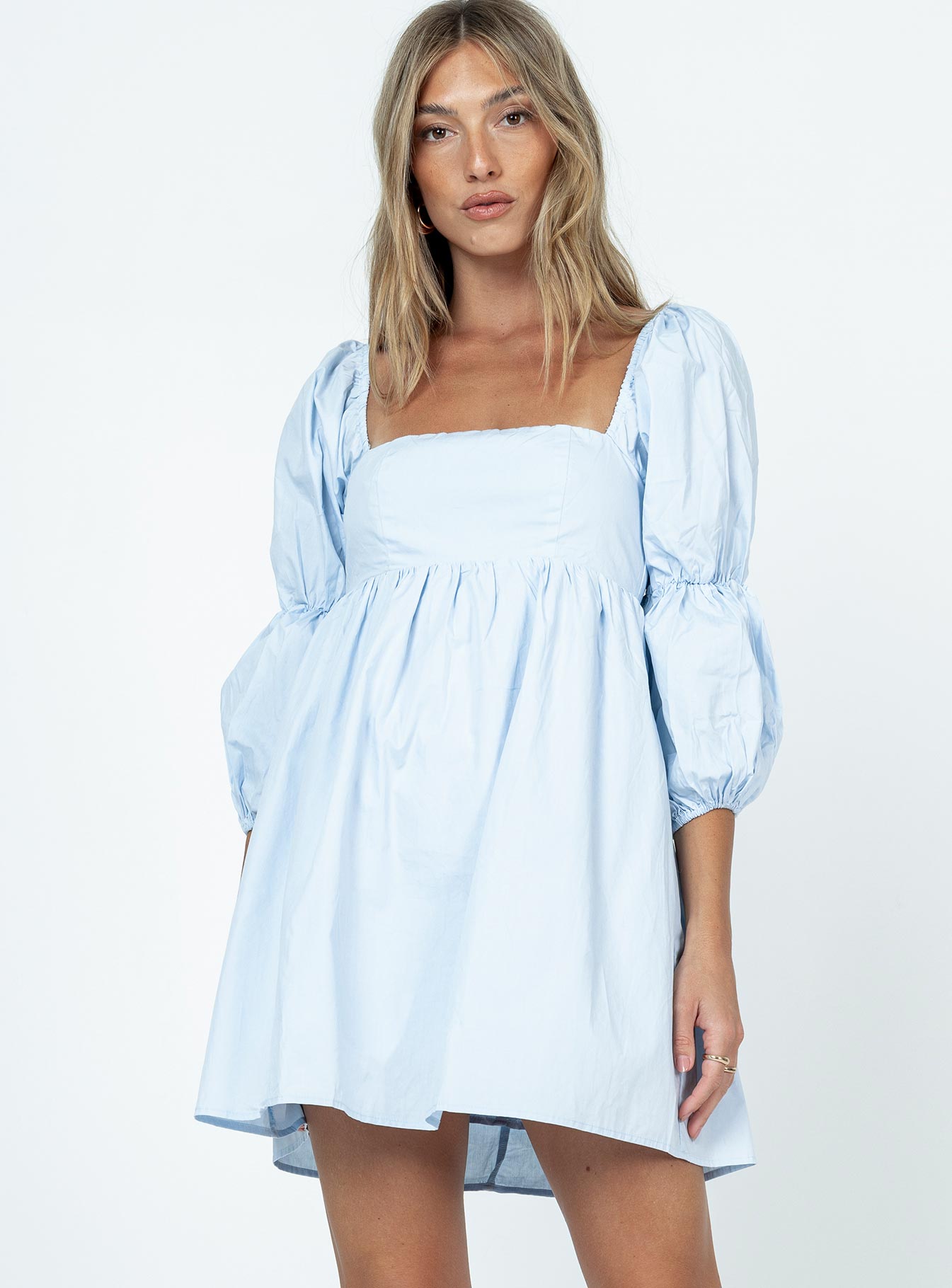 product Princess Polly Square Neck  Noha Mini Dress Blue