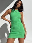 product Princess Polly Asymmetric Neckline  Classic Tank Dress Green