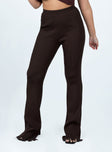 Princess Polly   Anderson Pants Brown