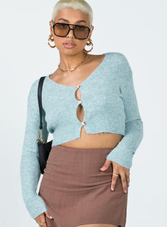 Jane Cardigan Green Princess Polly  Cropped 