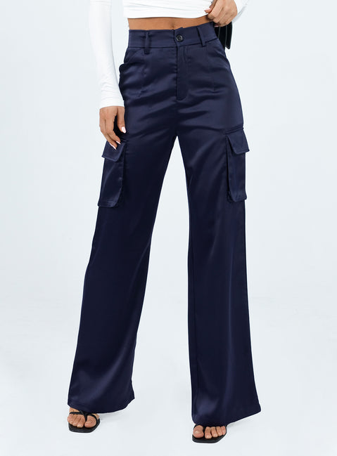 product Princess Polly  Gilmore Cargo Pants Navy