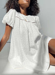 product Princess Polly Asymmetric Neckline  Pelton Mini Dress White