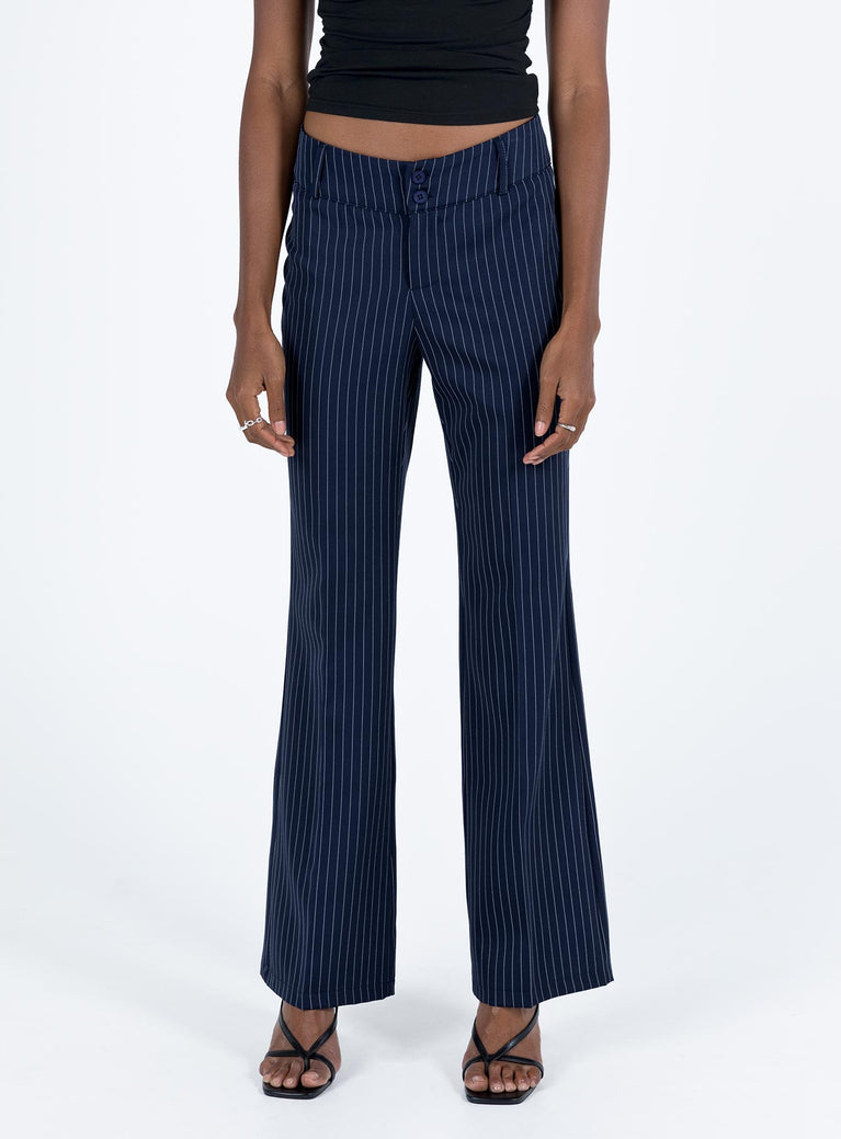 product Princess Polly  Archette Pant Navy Pinstripe